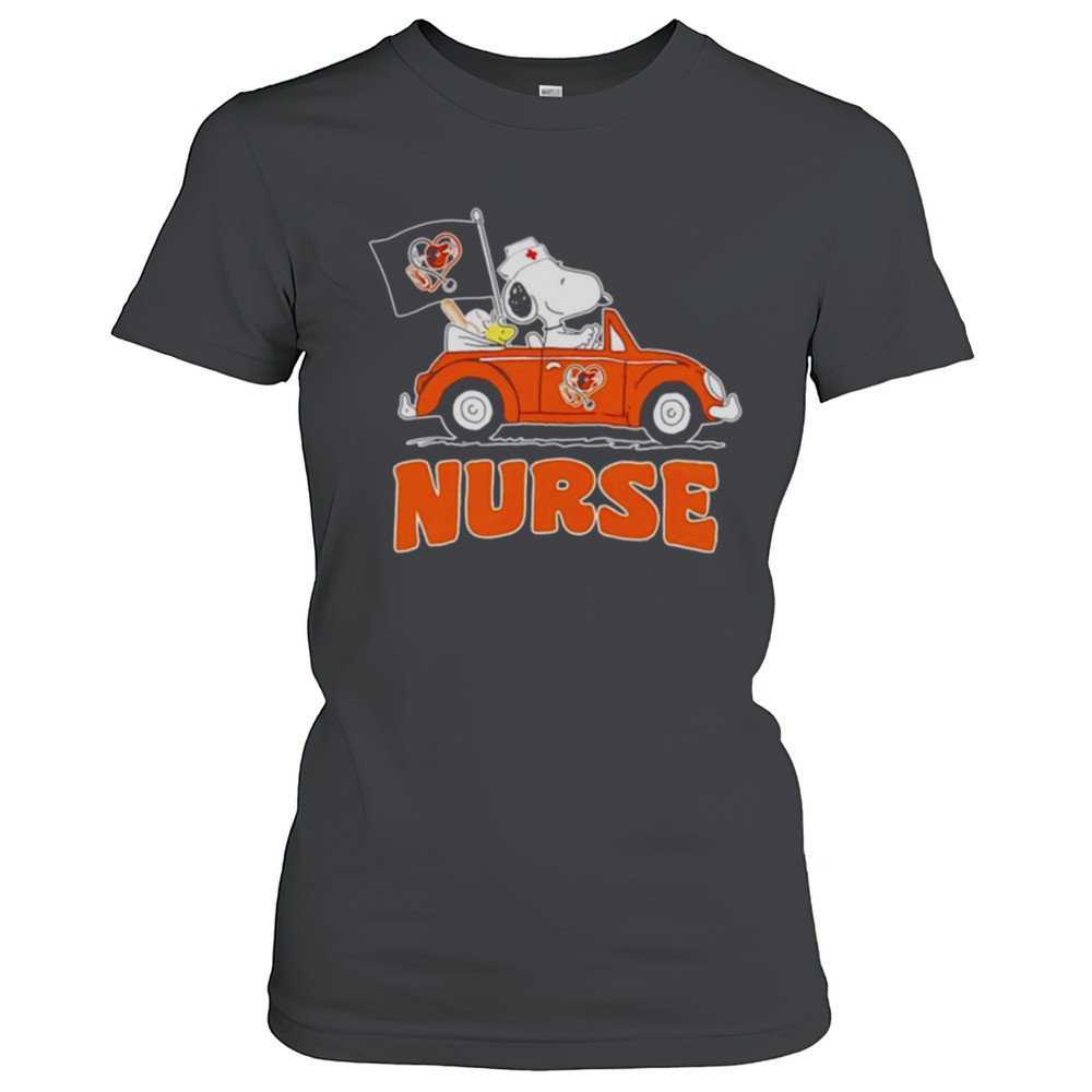 nurse-snoopy-and-woodstock-driving-car-baltimore-orioles-shirt-j5wi076d Nurse Snoopy And Woodstock Driving Car Baltimore Orioles Shirt