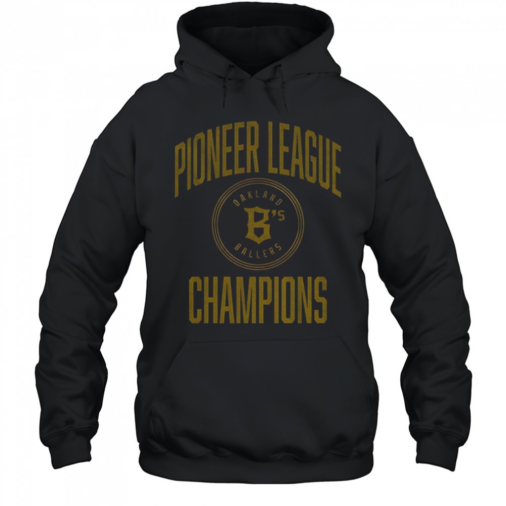 Oakaland Ballers baseball 2025 Pioneer League champions shirt