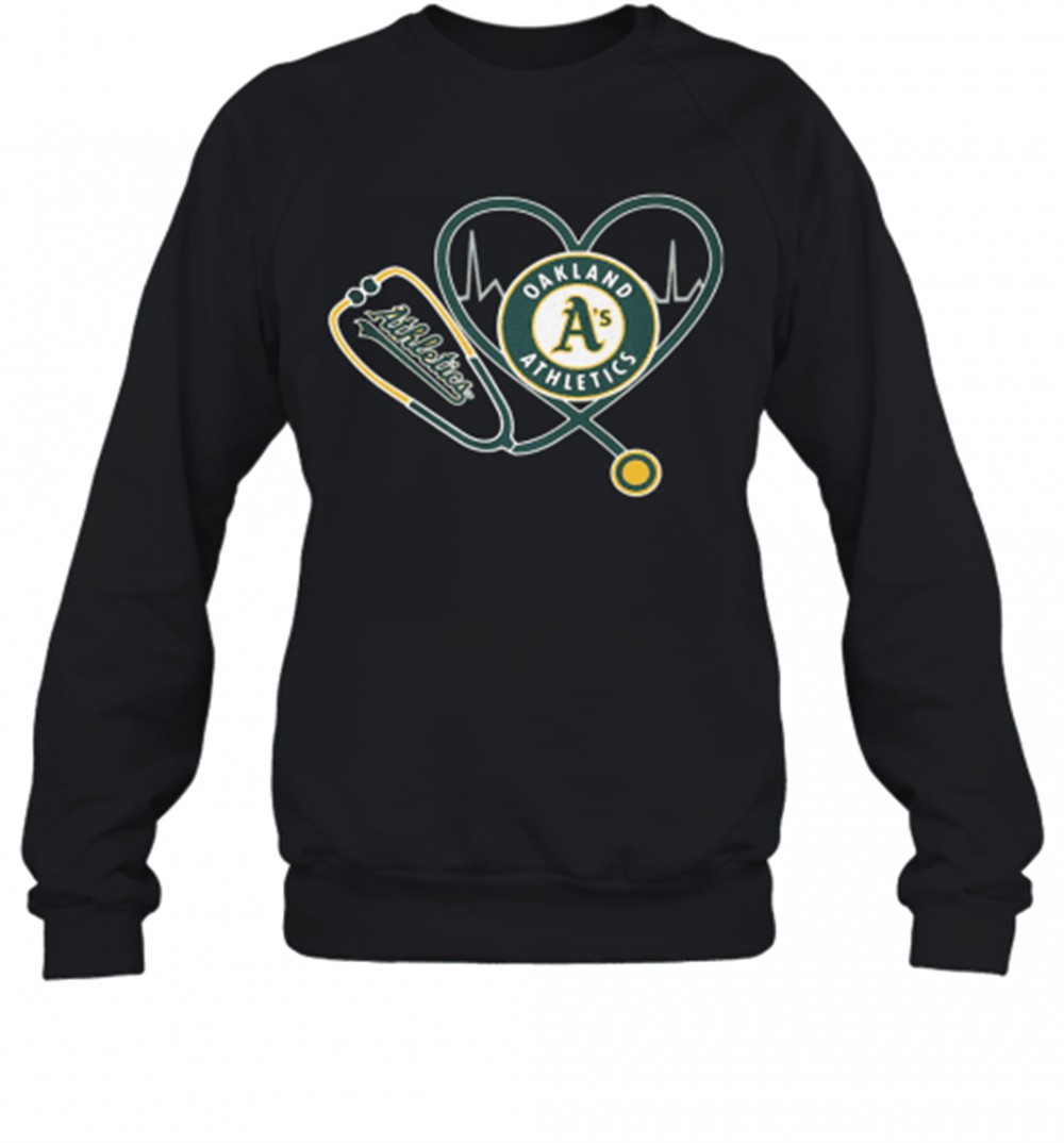 oakland-as-athletics-nurse-heart-t-shirt-e8a5wg2o Oakland AS Athletics Nurse Heart T-Shirt