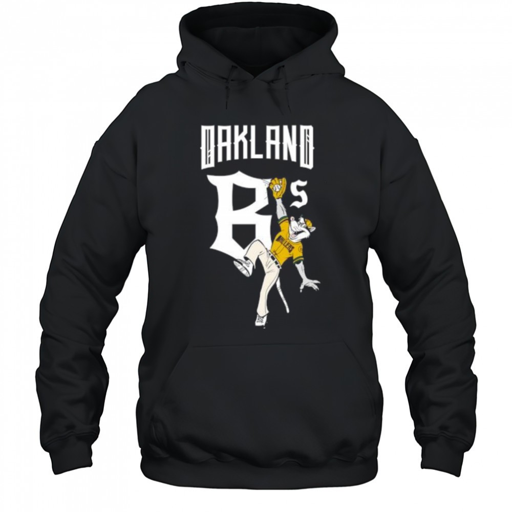Oakland Athletics mascot ball catcher shirt