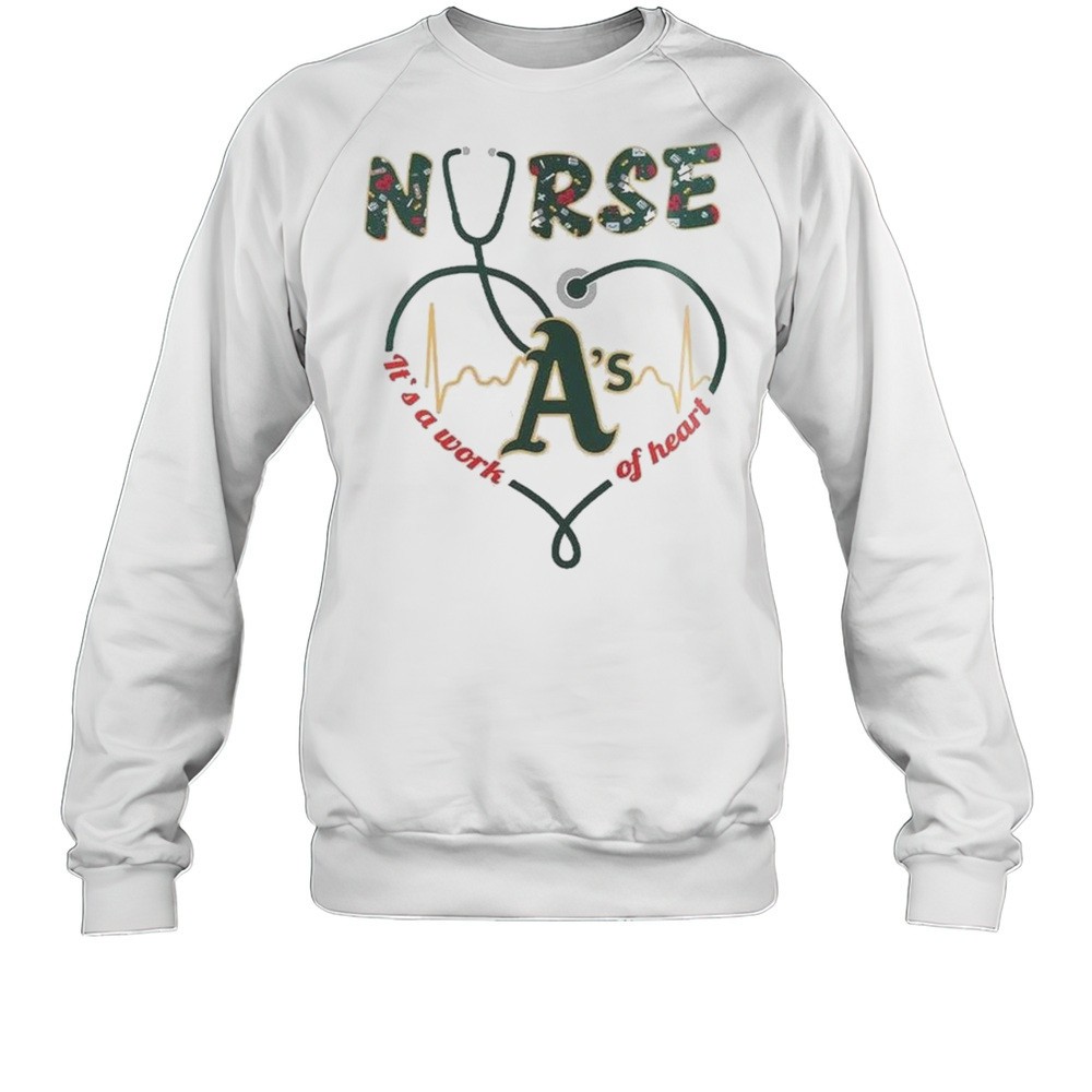 Oakland Athletics Nurses Appreciation Night 2025 Baseball Shirt