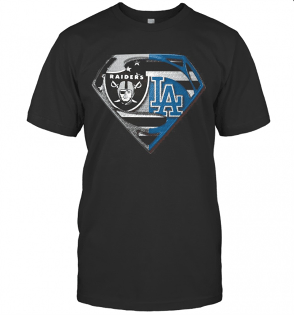 oakland-raiders-and-los-angeles-dodgers-superman-t-shirt-y4sqvhkb Oakland Raiders And Los Angeles Dodgers Superman T-Shirt