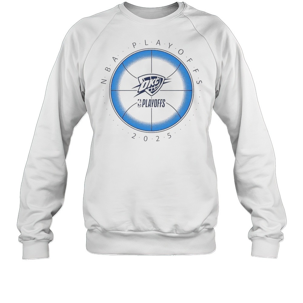 Oakland Thunder 2025 Playoffs Basketball Outline Shirt