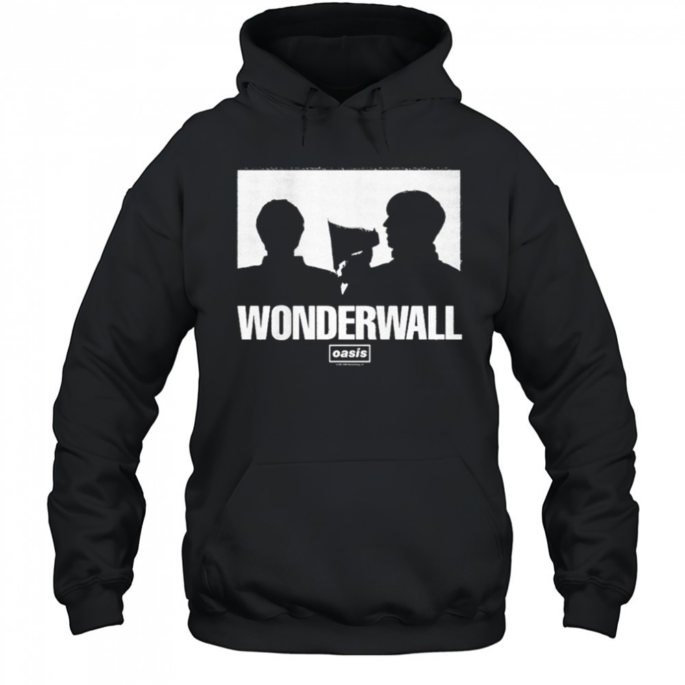 Oasis Wonderwall Silhouette Celebrate 30 Years Of Wonderwall By Iconic 1995 T-shirt