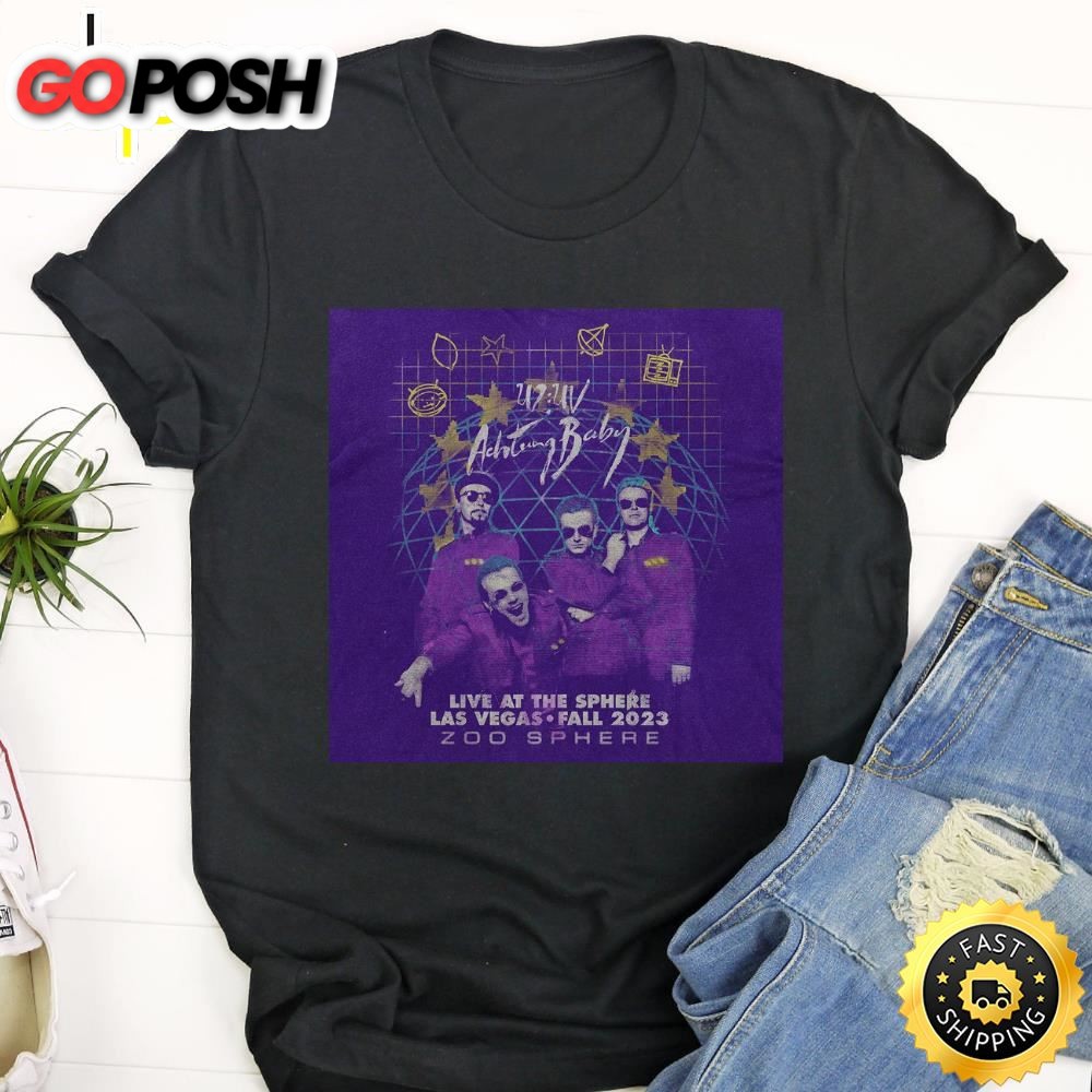 Oc U2 Uv Achtung Baby Tour 2025 Unisex Tshirt