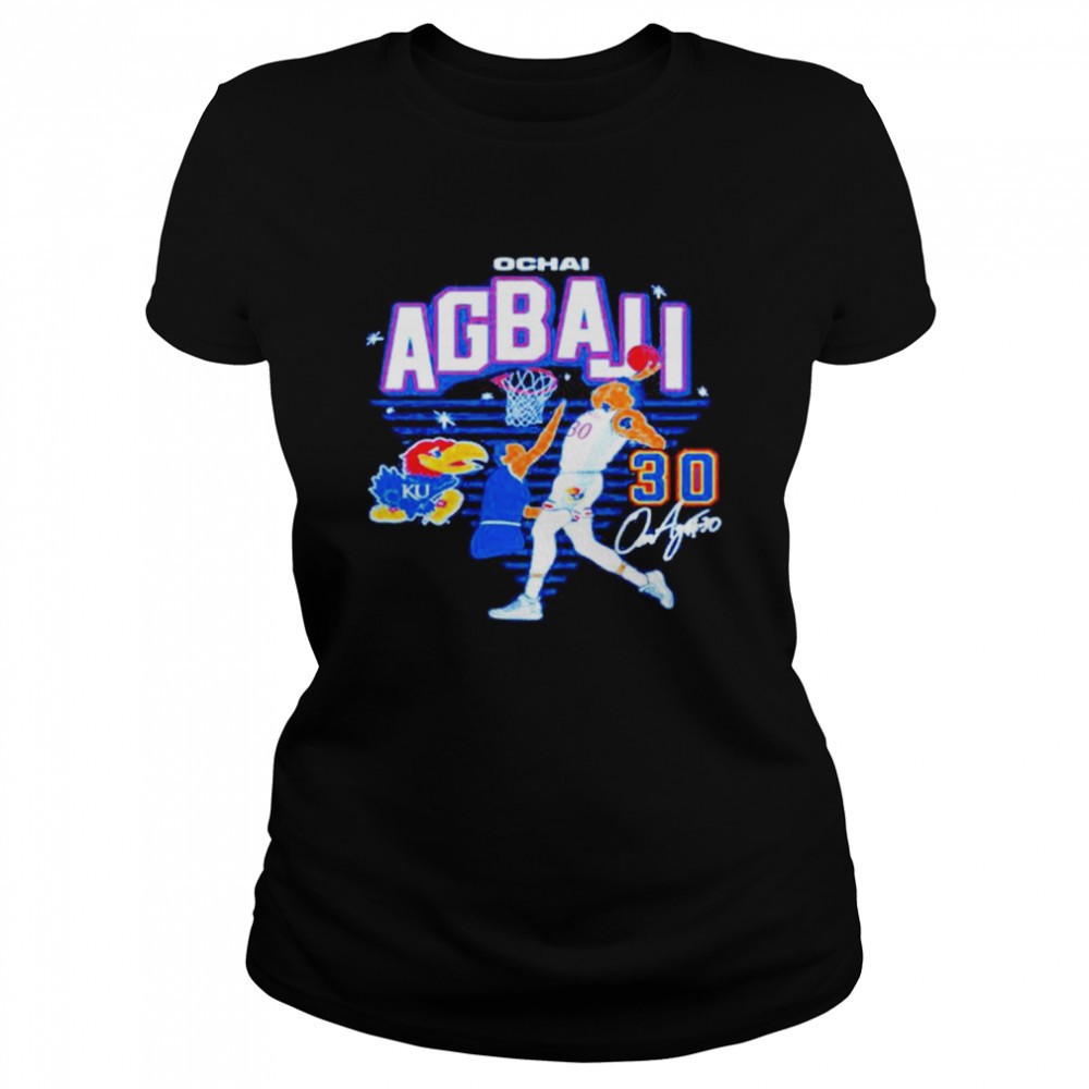 ochai-agbaji-kansas-jayhawks-caricature-dunk-shirt-9o2x94k5 Ochai Agbaji Kansas Jayhawks Caricature Dunk Shirt