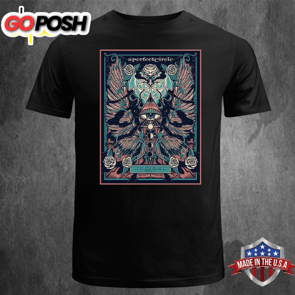 Official A Perfect Circle Apr 21-2025 The Greek Theatre Berkeley CA Unisex T-shirt