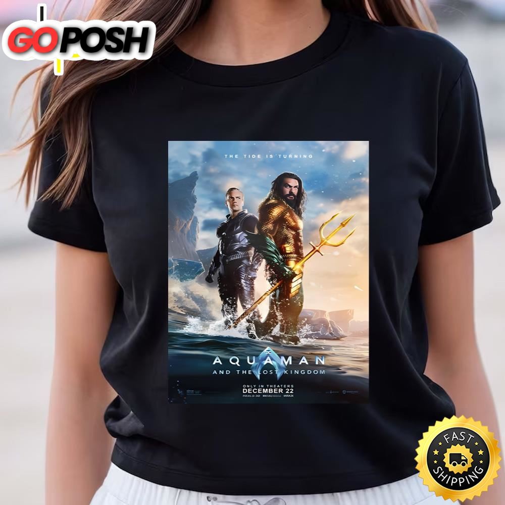 Official Aquaman And The Lost Kingdom Poster Shirt