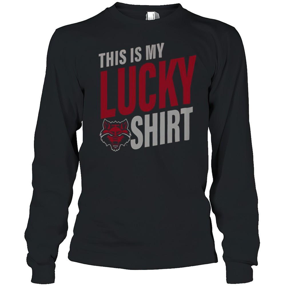 official-arkansas-state-red-wolves-this-is-my-lucky-t-shirt-9726p7b6 Official Arkansas State Red Wolves This Is My Lucky T-Shirt