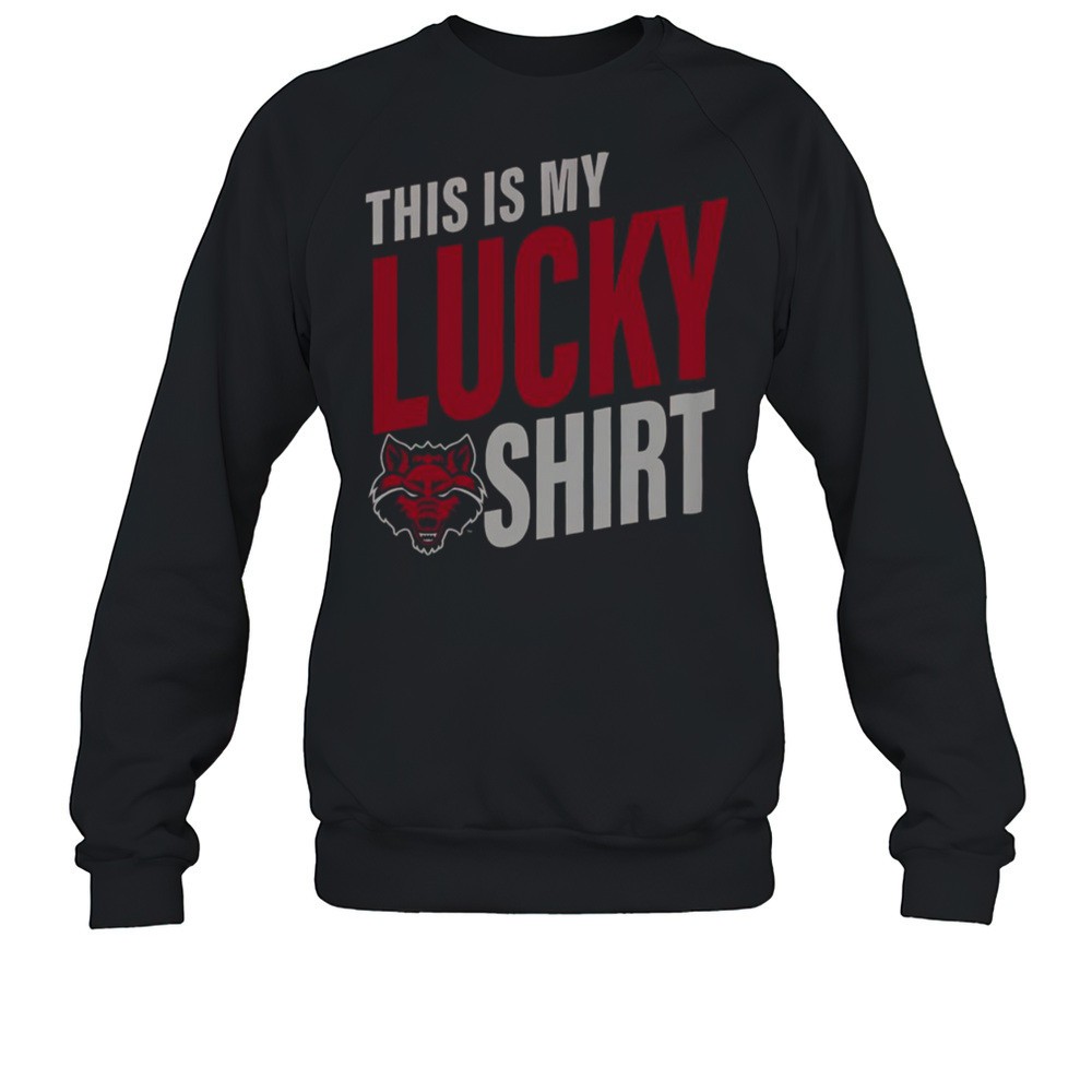 Official Arkansas State Red Wolves This Is My Lucky T-Shirt