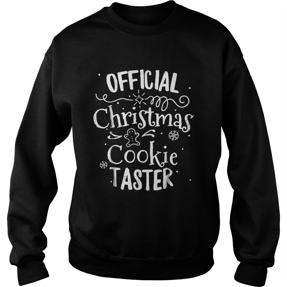 Official Christmas Cookie Taster Merry Xmas Family shirt