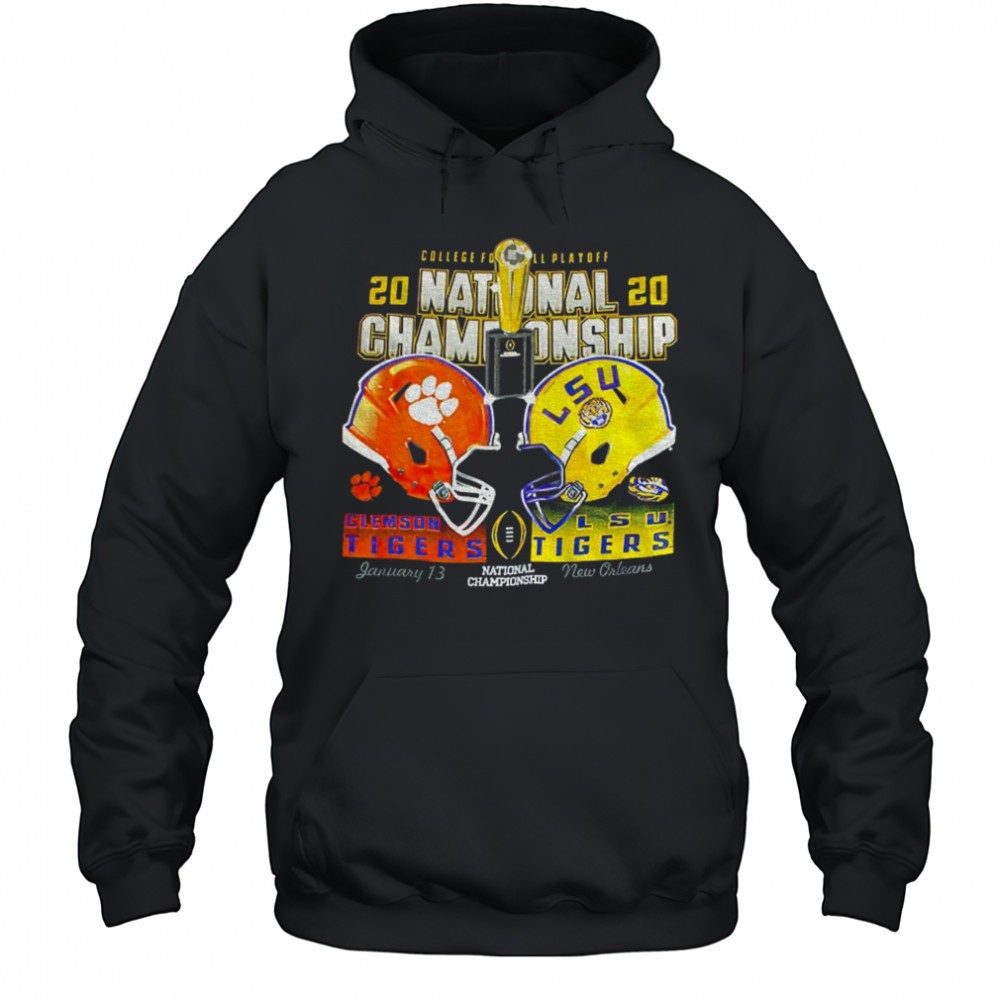 Official Clemson Tigers vs LSU Tigers NFL College Football Playoff National Championship 2020 t-shirt