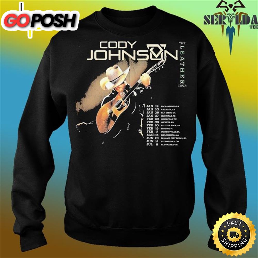 Official Cody Johnson The Leather Tour 2025 Shirt