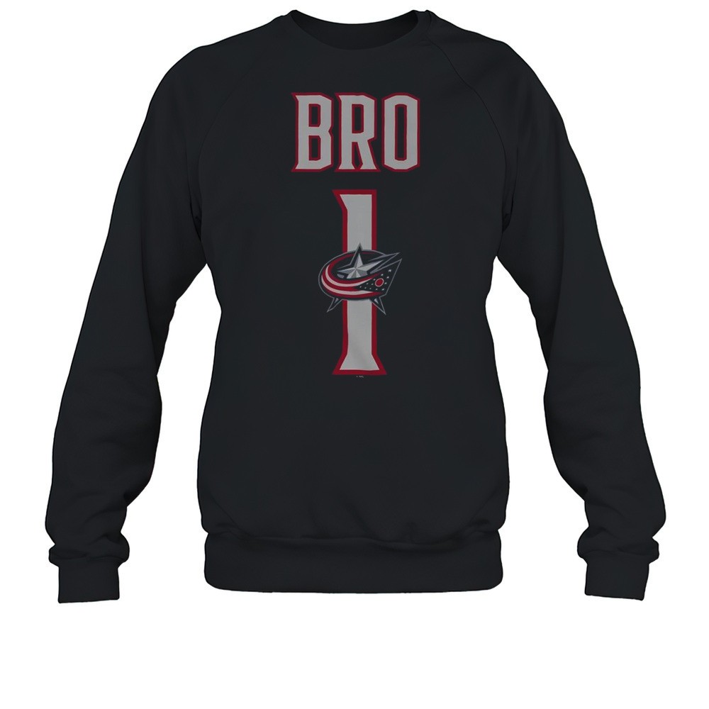 Official Columbus Blue Jackets Number 1 Bro T-Shirt