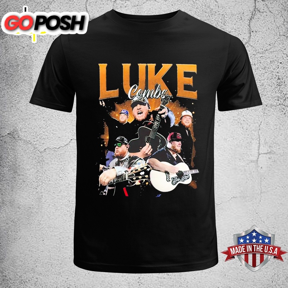 Official Country Music Tour 2025 Luke Combs Music Player Unisex T-Shirt