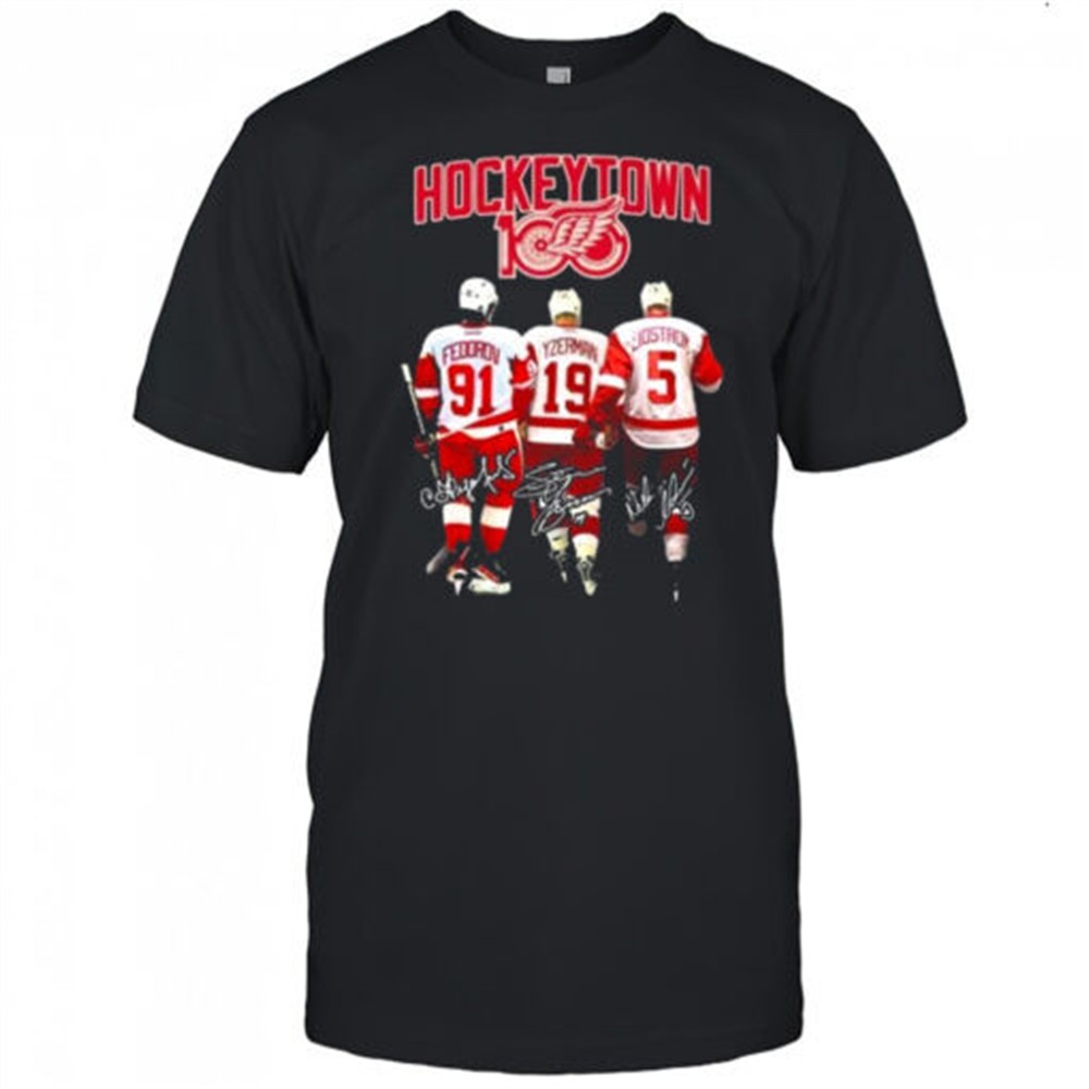official-detroit-red-wings-hockey-town-100-years-signatures-2025-shirt-hjbch4dr Official Detroit Red Wings Hockey Town 100 Years Signatures 2025 Shirt