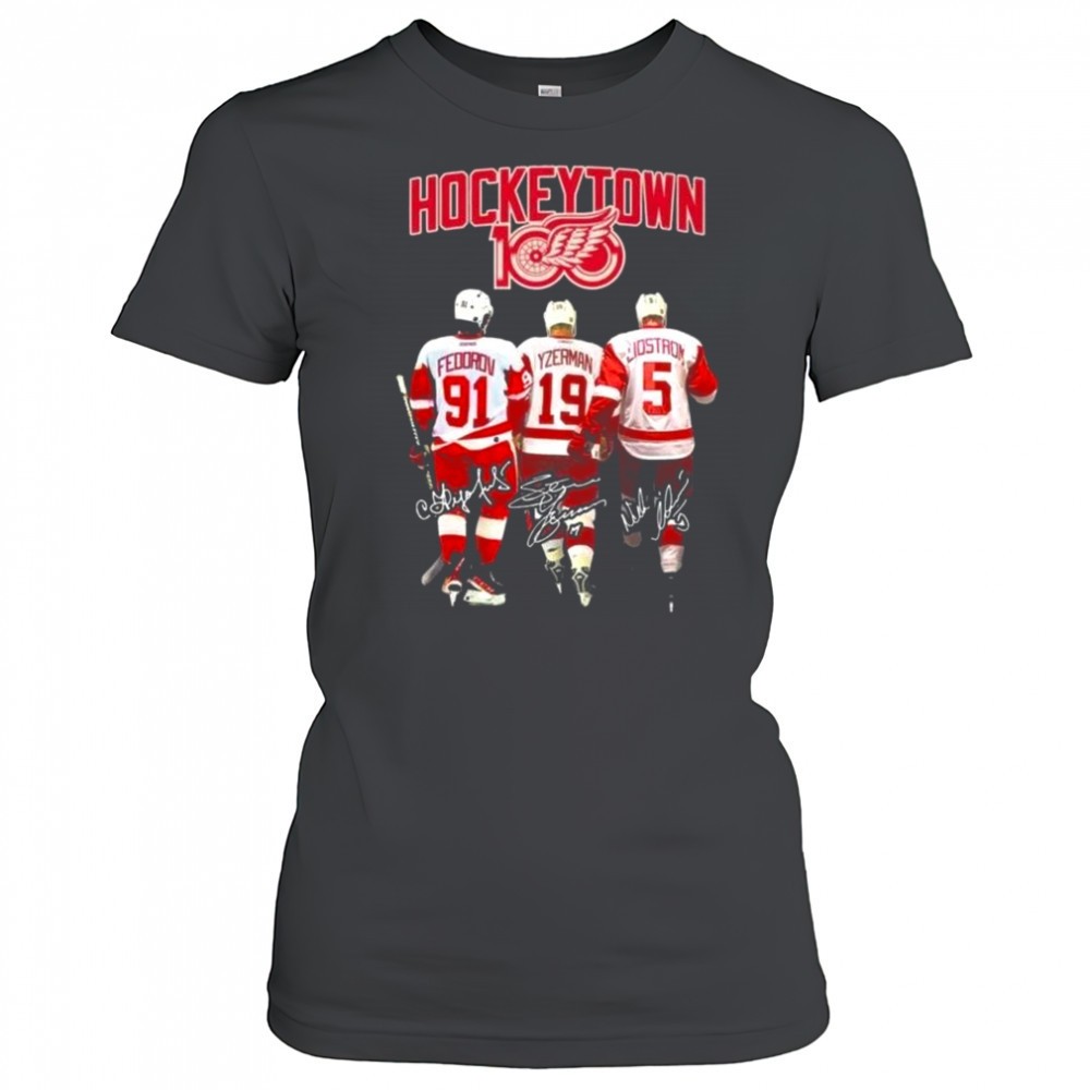 official-detroit-red-wings-hockey-town-100-years-signatures-2025-shirt-hjbch4dr Official Detroit Red Wings Hockey Town 100 Years Signatures 2025 Shirt