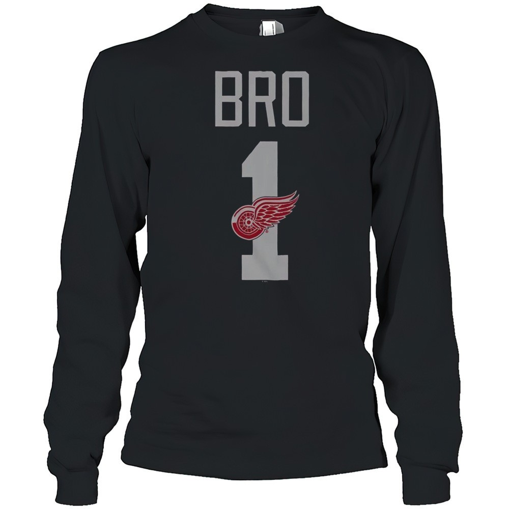 official-detroit-red-wings-number-1-bro-t-shirt-j6qhzkpe Official Detroit Red Wings Number 1 Bro T-Shirt