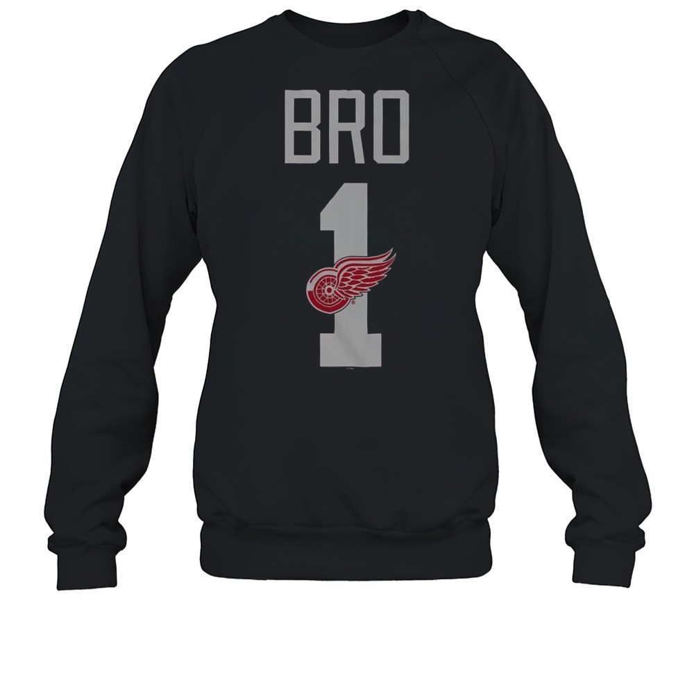 Official Detroit Red Wings Number 1 Bro T-Shirt