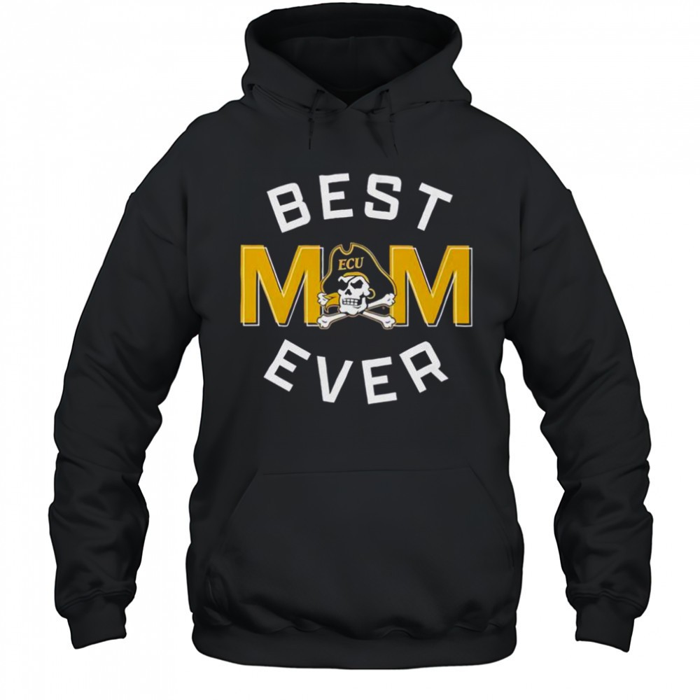 Official East Carolina Pirates Best Mom Ever T-Shirt