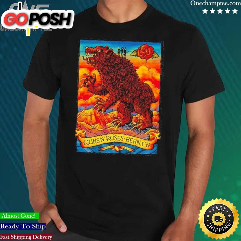 Official guns N Roses Event Bern, CH Tour 2025 Shirt