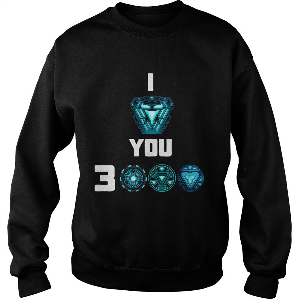 Official I love you 3000 Iron man heartbreaker shirt