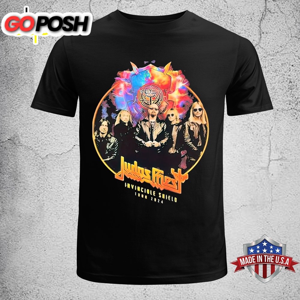 Official Invincible Shield Tour 2025 Judas Priest Music Band Unisex T-Shirt