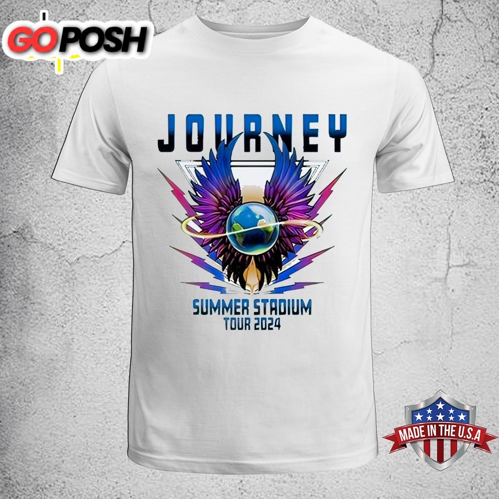 Official Journey 2025 Summer Stadium Tour Raglan Unisex T-Shirt