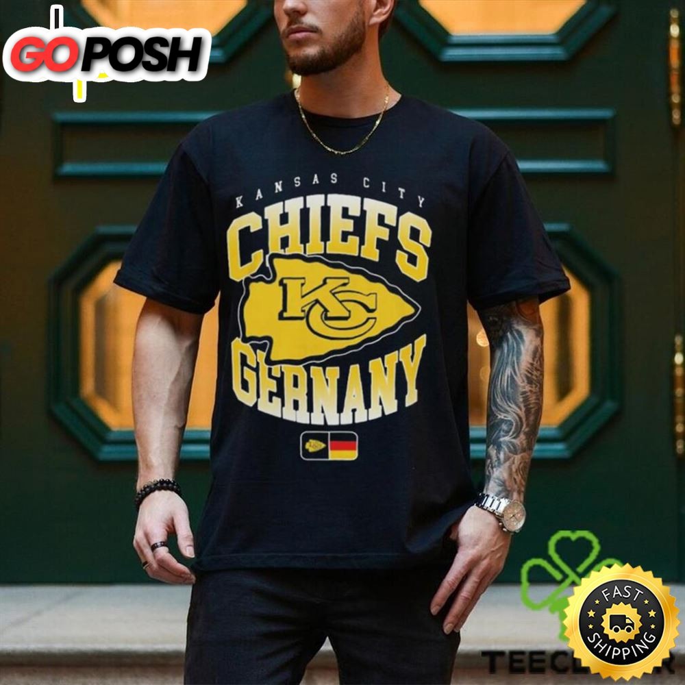 Official Kansas City Chiefs 2025 Nfl Gernamy Games T Shirt