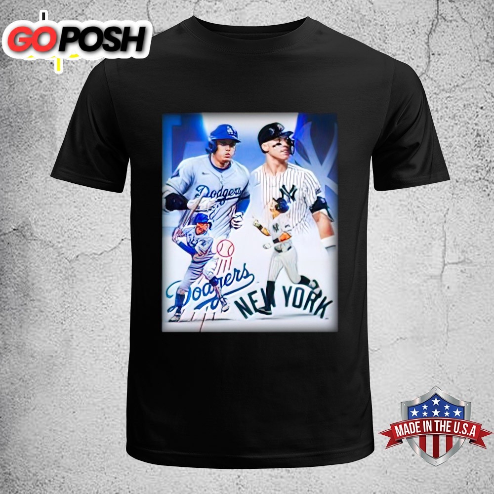 Official Los Angeles Dodgers vs New York Yankees 2025 Game Dueling Unisex T-Shirt