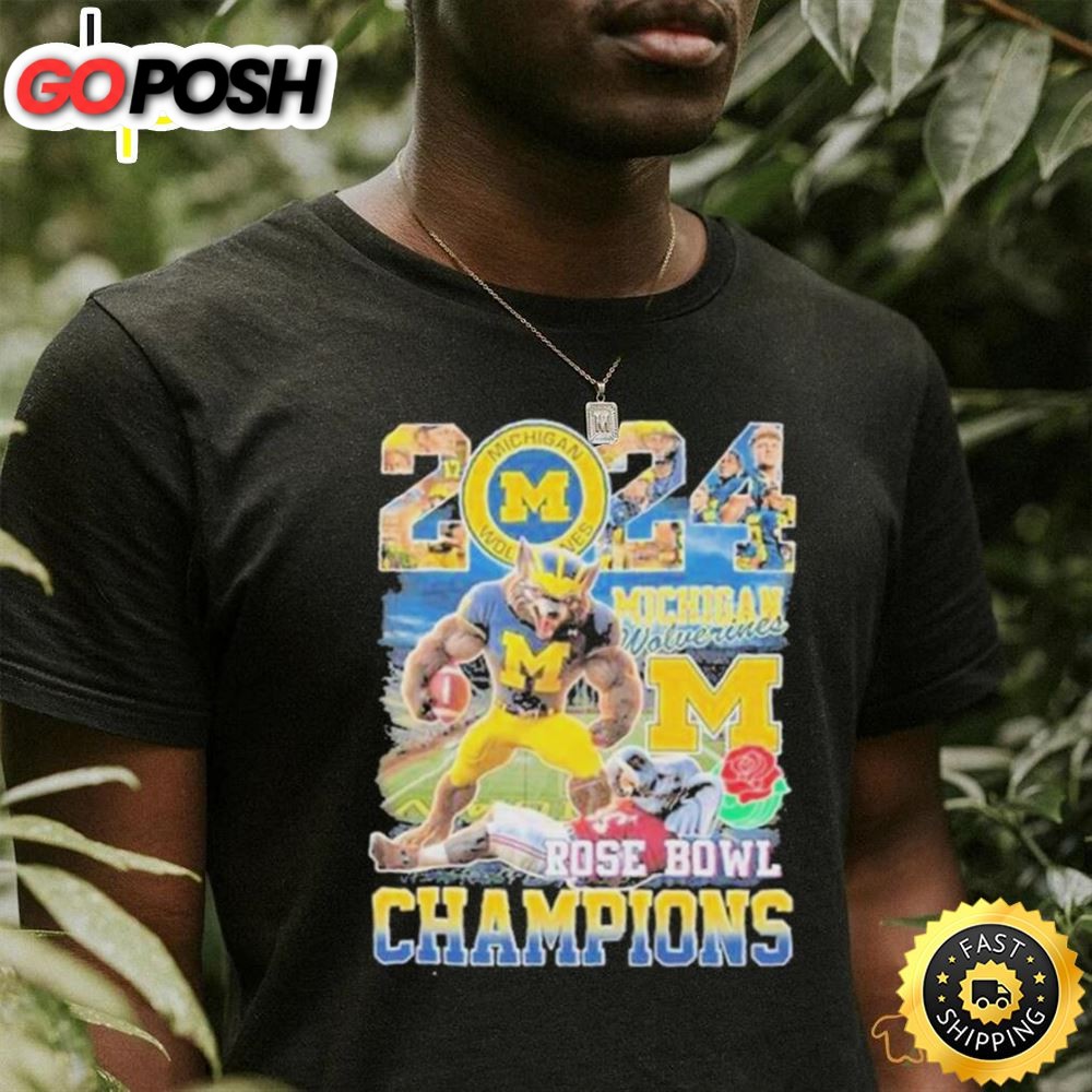 Official Michigan Beat Alabama 2025 Rose Bowl Champions Shirt