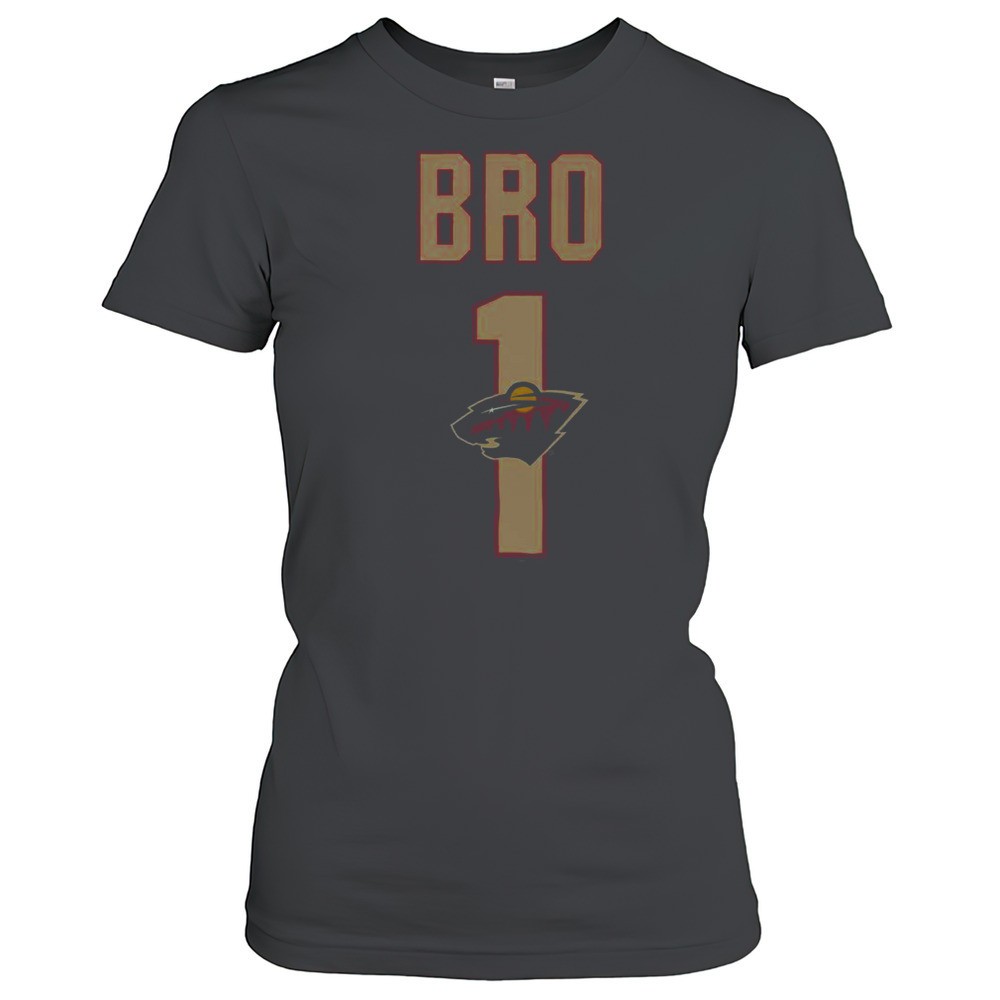 official-minnesota-wild-number-1-bro-t-shirt-k2phay94 Official Minnesota Wild Number 1 Bro T-Shirt