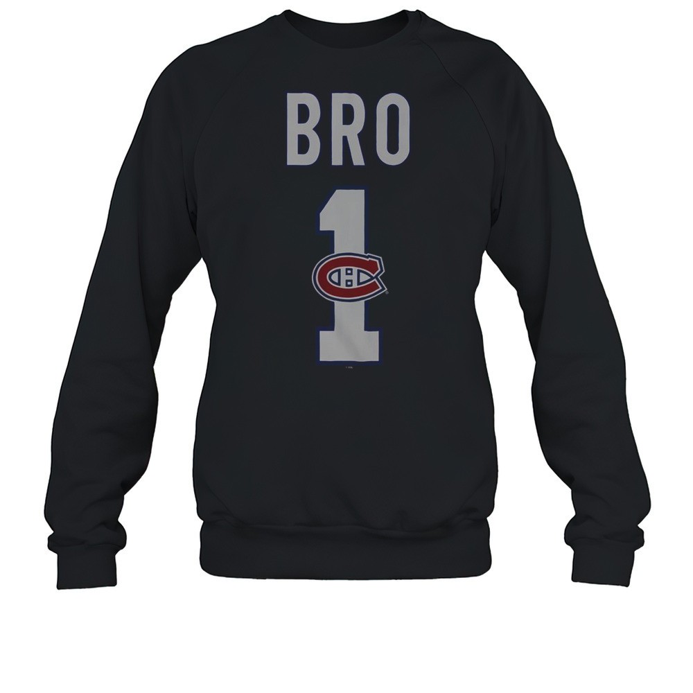 Official Montreal Canadiens Number 1 Bro T-Shirt