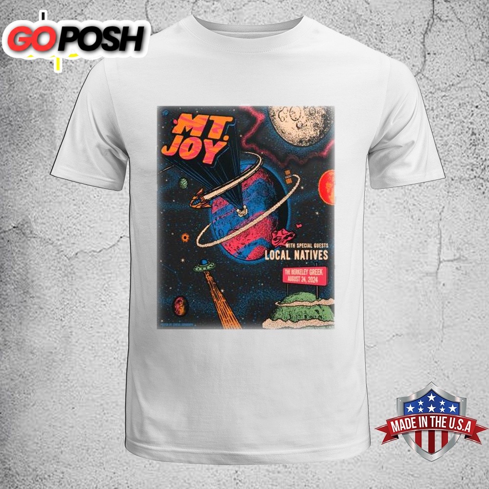 Official MT JOY Aug 24 2025 Event Berkeley CA Tour Unisex T-Shirt