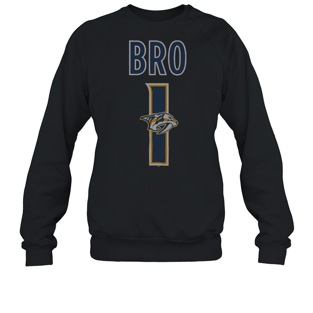 Official Nashville Predators Number 1 Bro T-Shirt