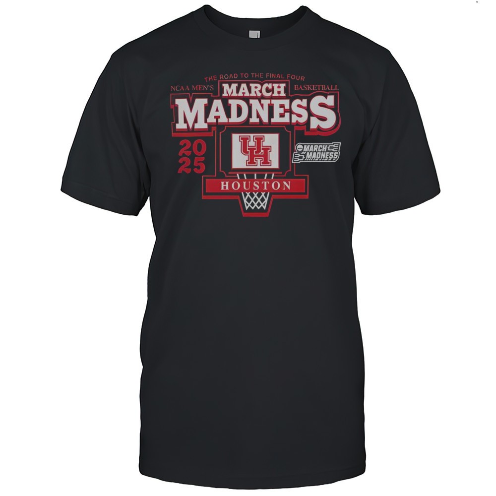 official-ncaa-2025-mens-march-madness-basketball-the-road-to-the-final-four-hous-qoqs0rzn Official NCAA 2025 Mens March Madness Basketball The Road To The Final Four Houston Cougars T-Shirt
