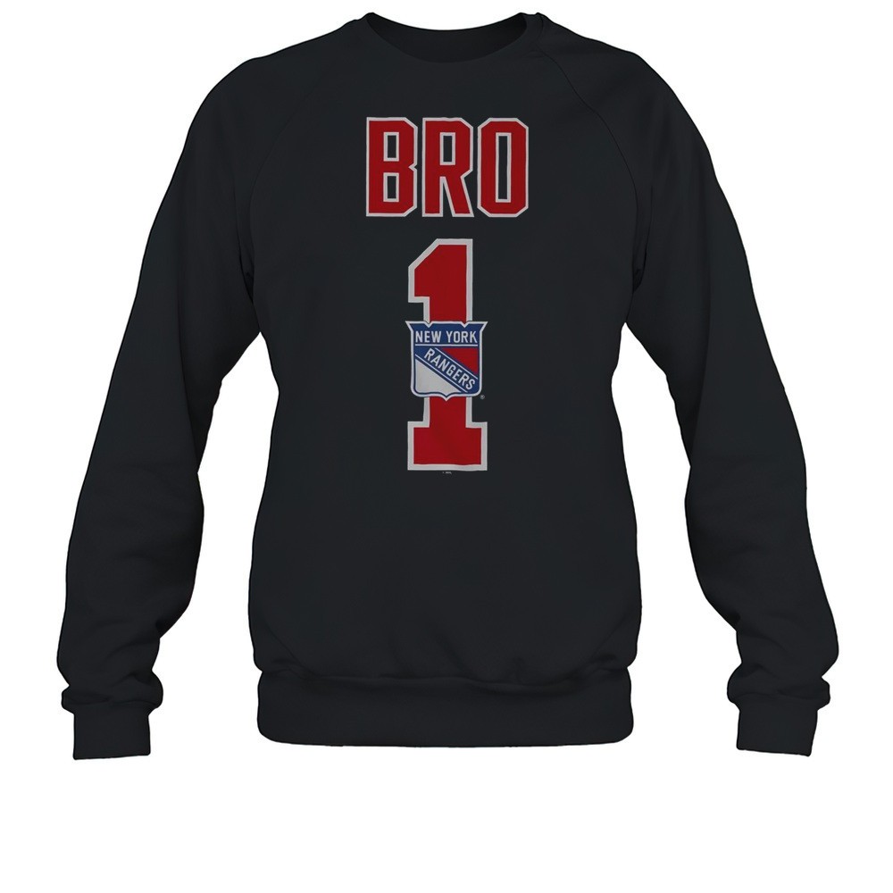 Official New York Rangers Number 1 Bro T-Shirt
