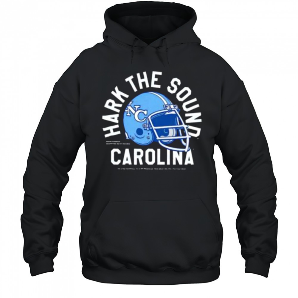 Official North Carolina Football Hark The Sound helmet shirt