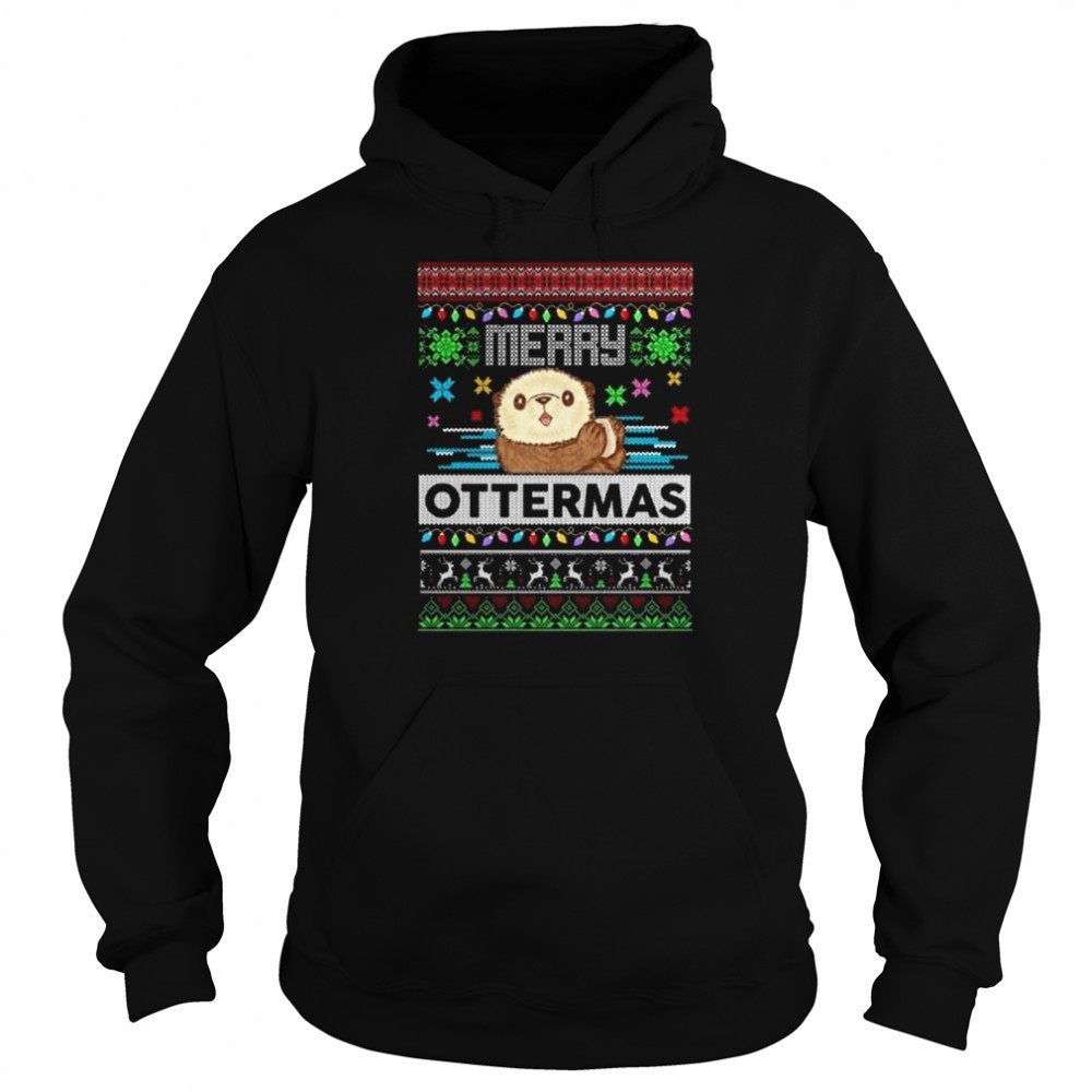 Official Otter Merry Ottermas ugly Christmas Sweater