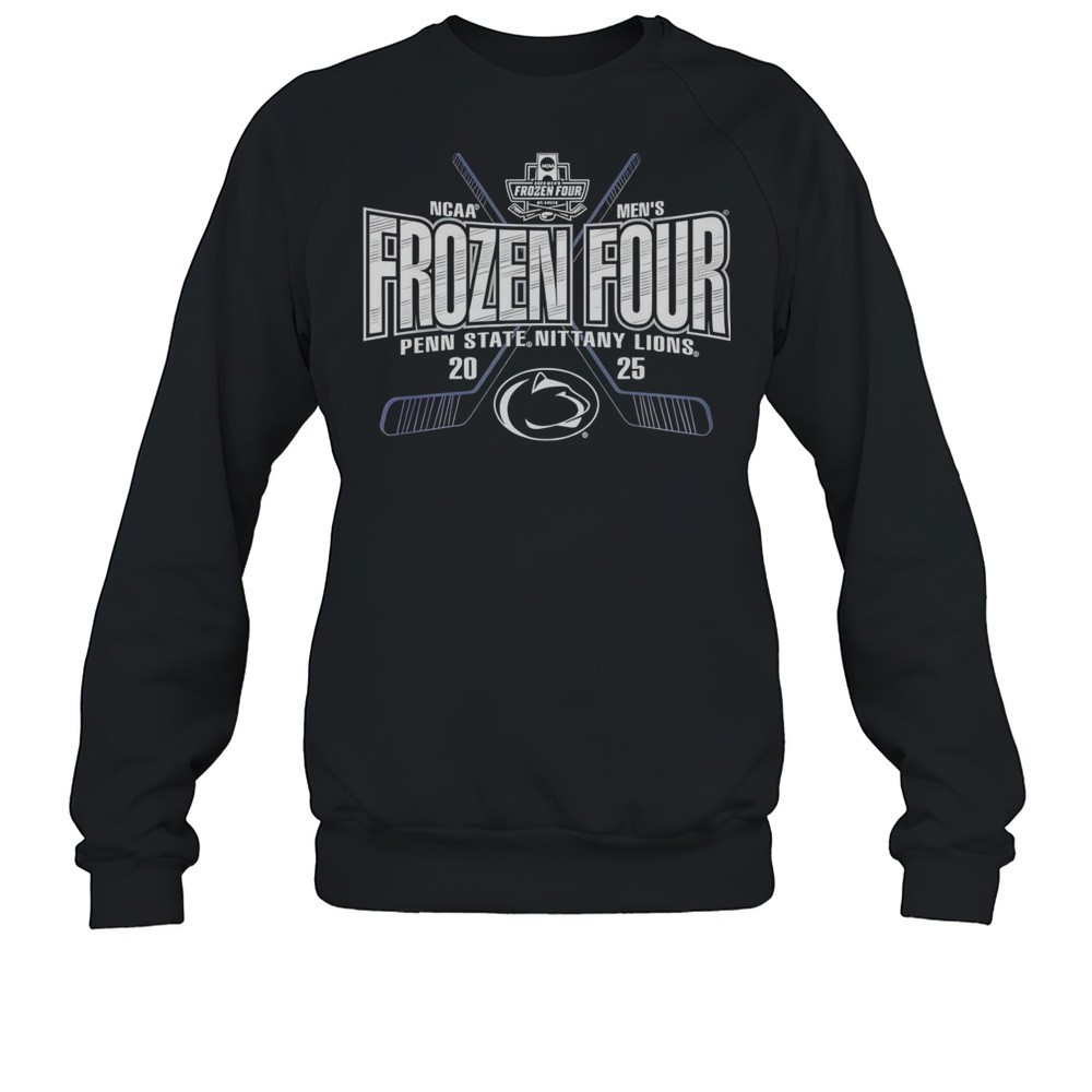 Official Penn State Nittany Lions 2025 NCAA Frozen Four Mens Ice Hockey Tournament T-Shirt