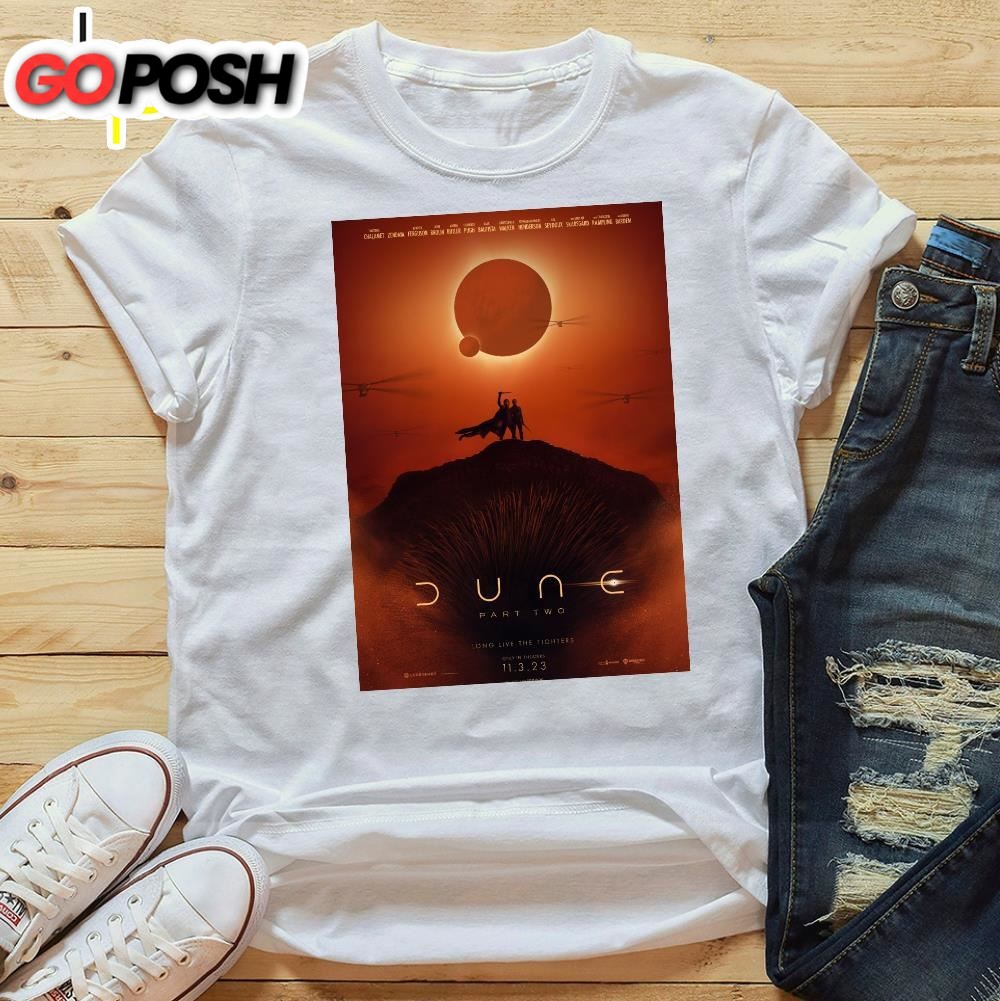 Official Poster Dune Part 2 In Theaters On March 1 2025 Art Decor T-Shirt
