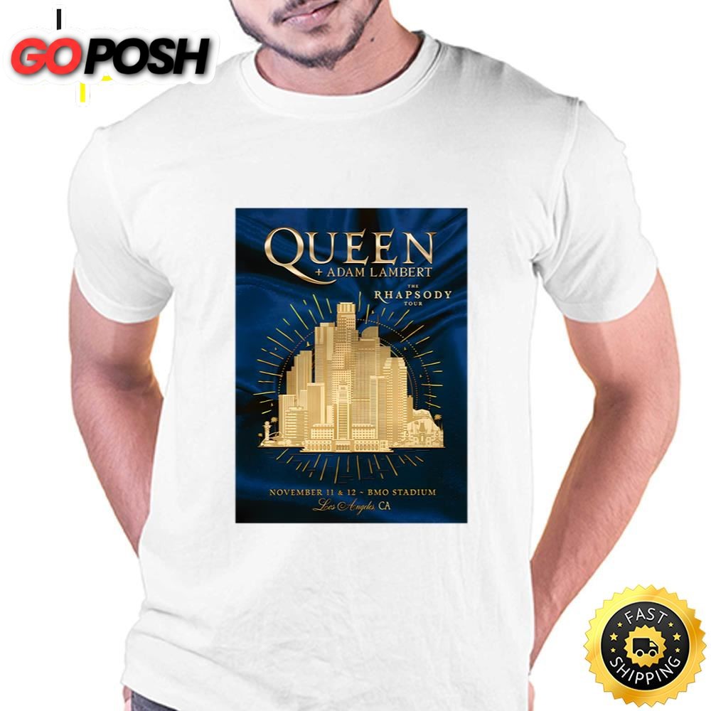 Official Queen And Adam Lambert The Rhapsody Tour 2025 Shirt