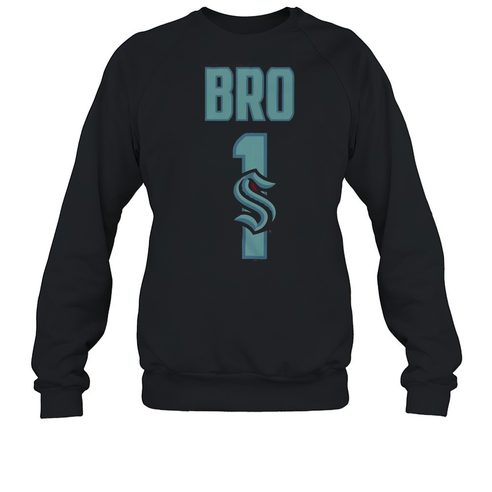 Official Seattle Kraken Number 1 Bro T-Shirt