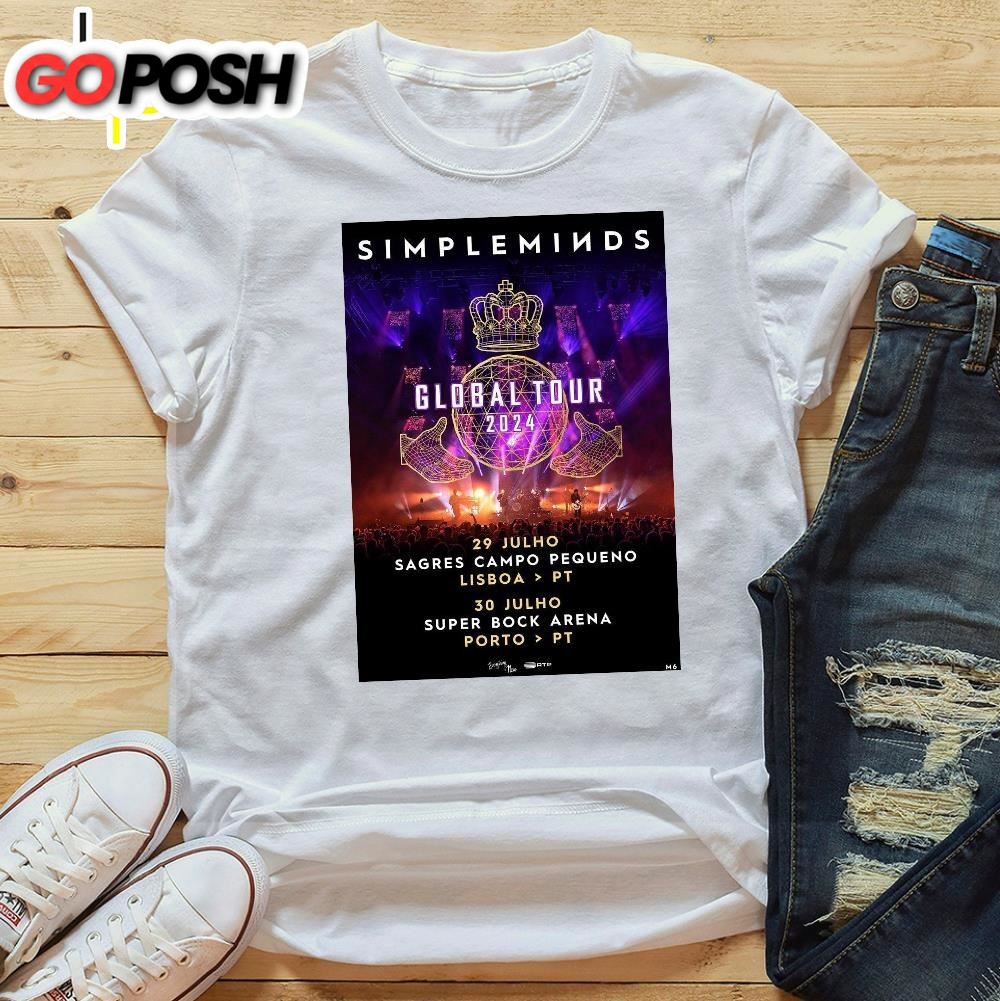 Official SIMPLE MINDS concert in Lisbon 2025 Unisex T-shirt