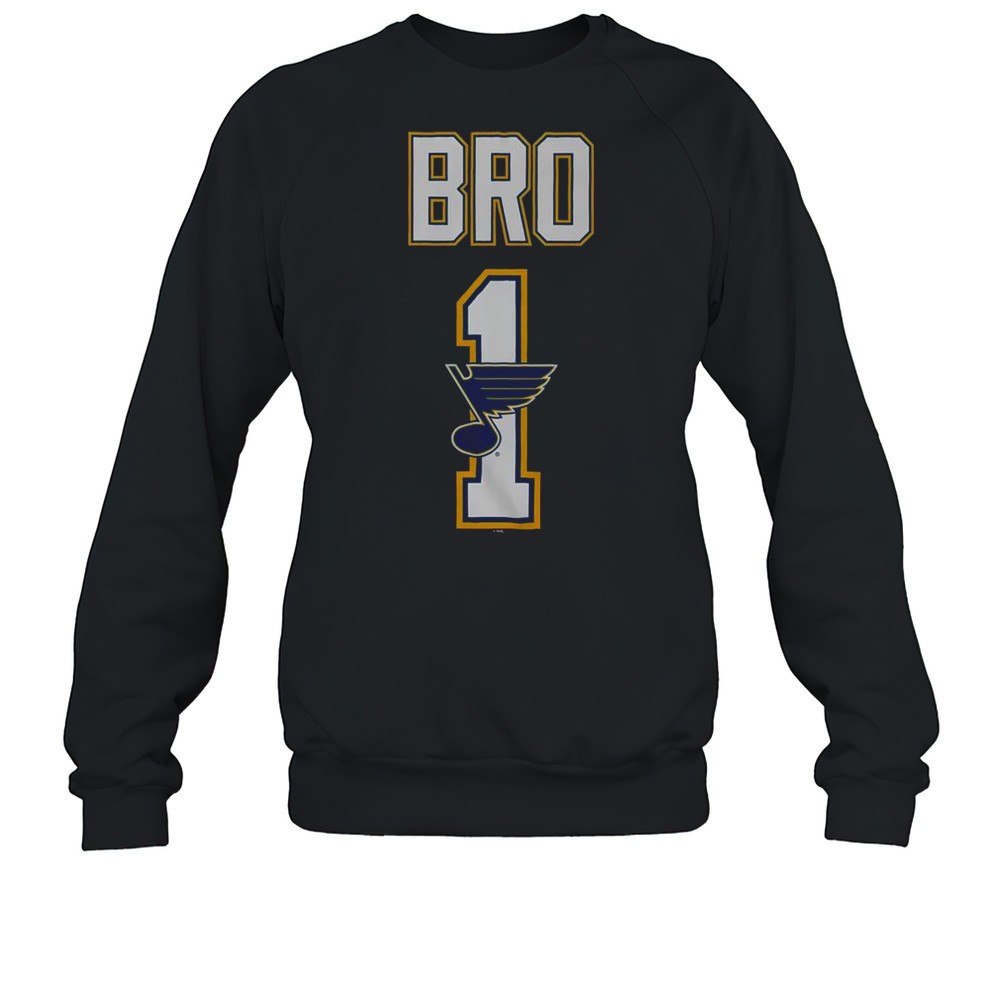 Official St Louis Blues Number 1 Bro T-Shirt