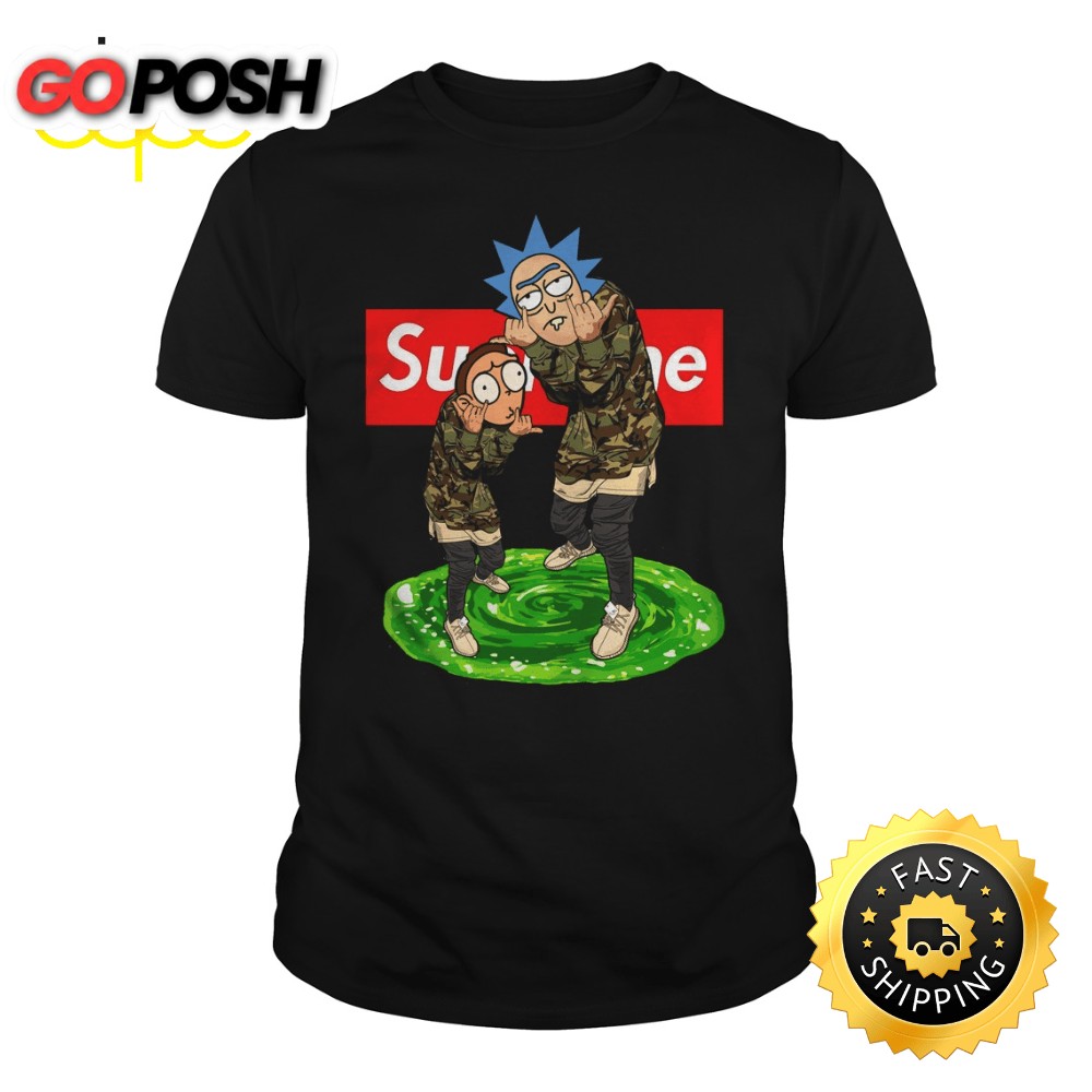 Official Supreme Rick And Morty T-shirt
