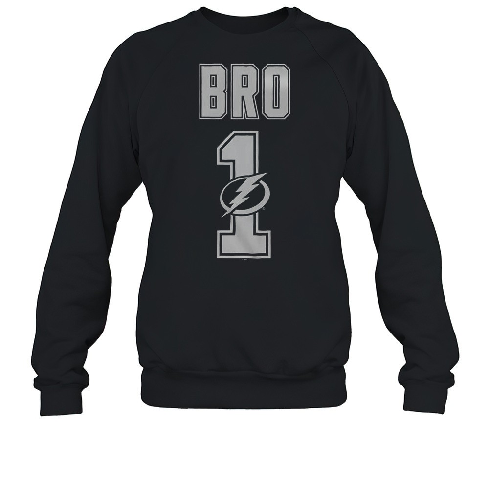 Official Tampa Bay Lightning Number 1 Bro T-Shirt