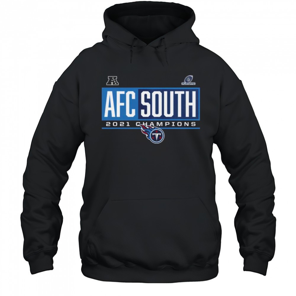 Official Tennessee Titans 2021 AFC South Division Champions Blocked Favorite T-Shirt