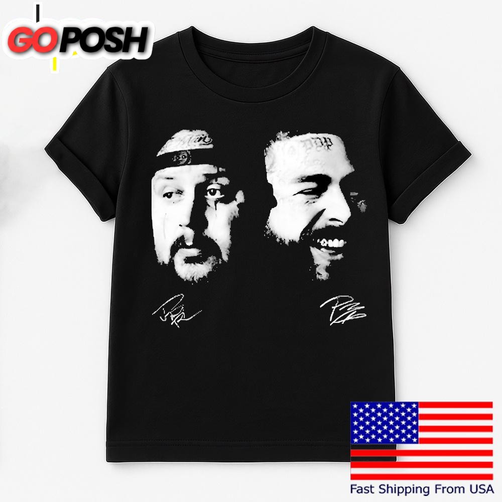 Official The Big Ass Stadium Tour 2025 Post Malone Jelly Roll T Shirt