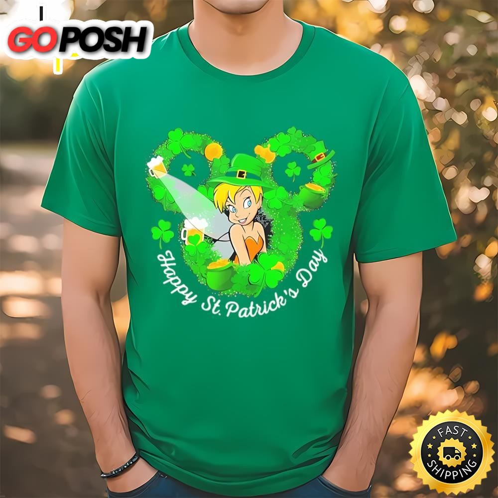 Official Tinker Bell Tinkerbell Happy St. Patricks Day T-Shirt